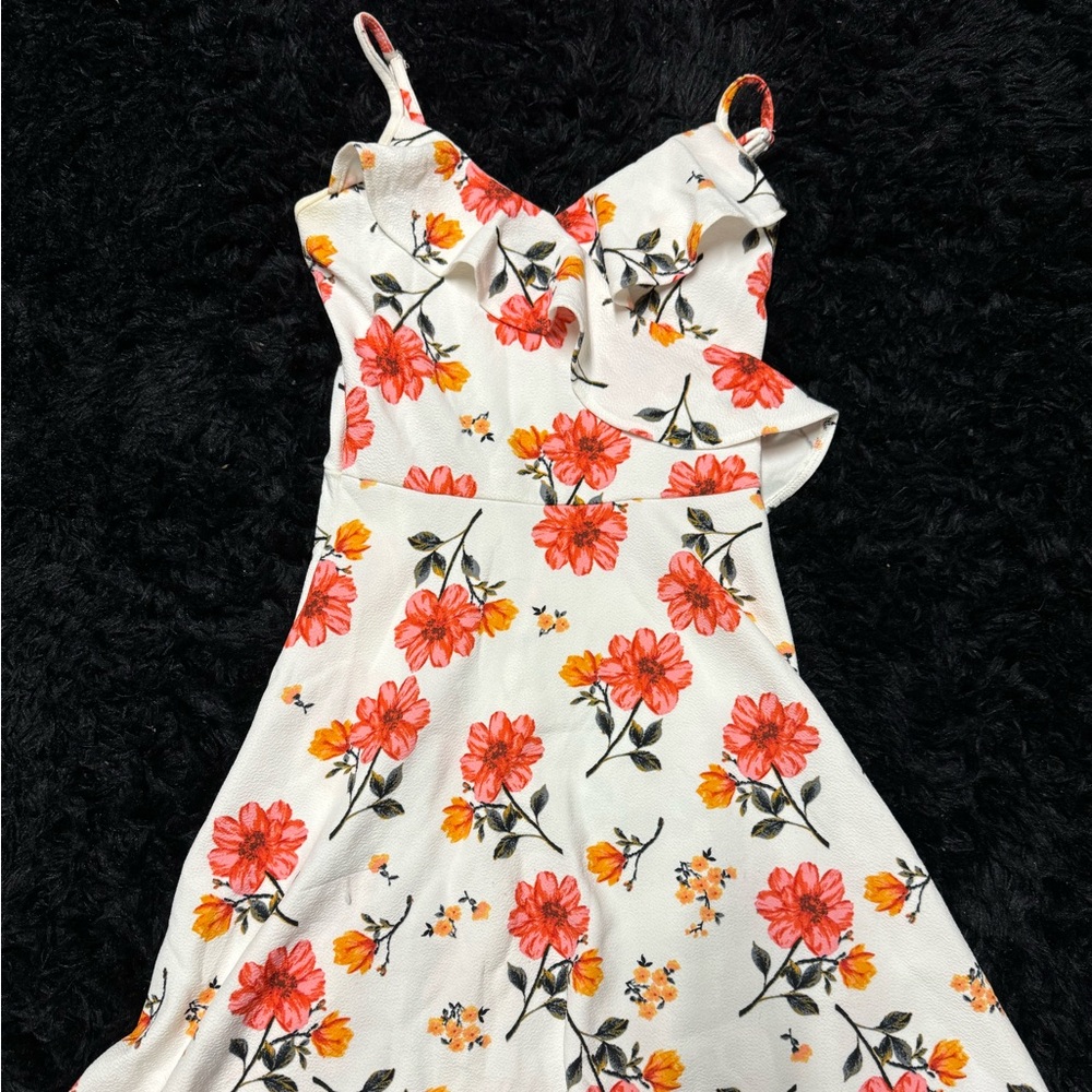 Floral short dress